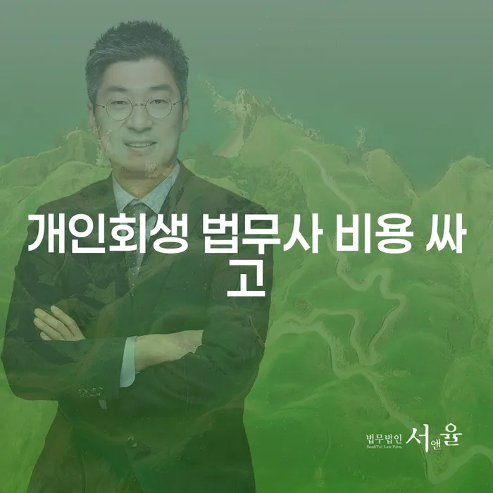 개인회생 변호사 비용 무이자 자체 분납 가능하고 연체 채무 신속해결방법 실제사례