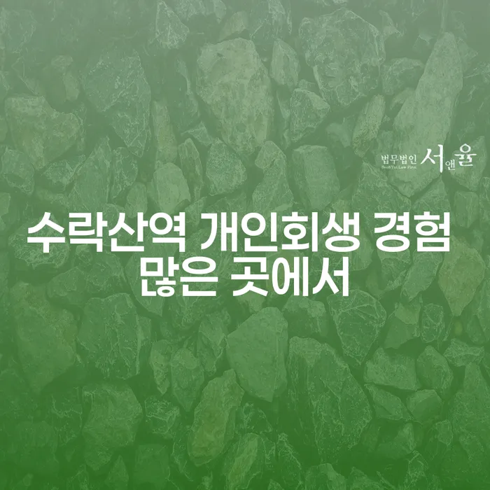 수락산역 개인회생 경험 많은 곳에서