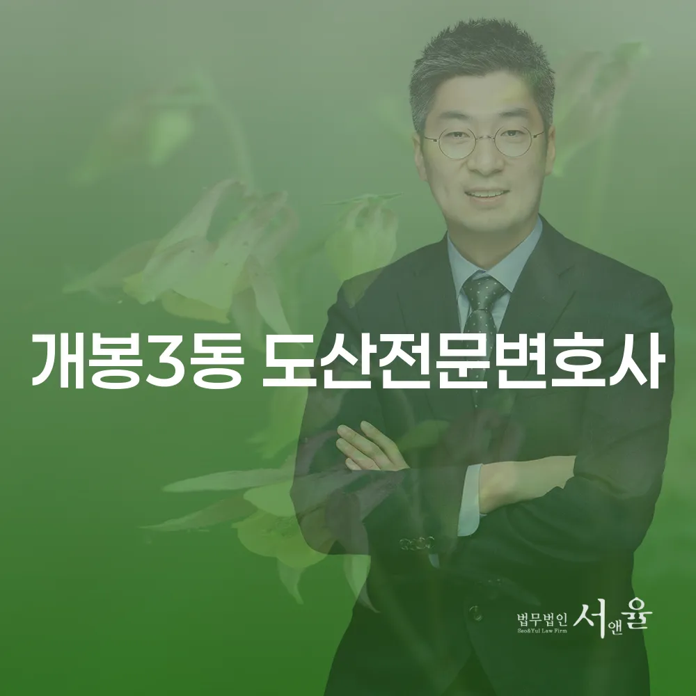 개봉3동 도산전문변호사와 개인회생 및 파산 절차 안내
