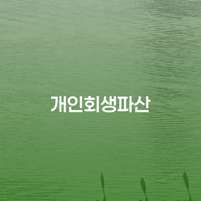 고성군에서 개인회생과 파산 신청, 어떻게 해야 할까요?