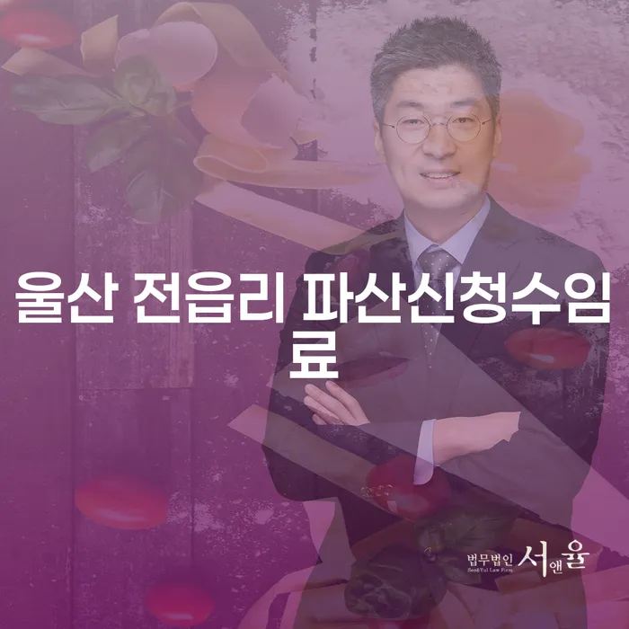 울산 전읍리 파산신청수임료, 어떻게 줄일 수 있을까요?