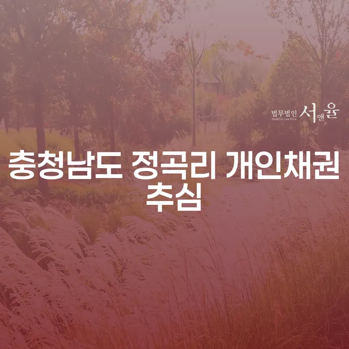 충청남도 정곡리 개인채권추심, 신용조사비용은 얼마나 들까요?