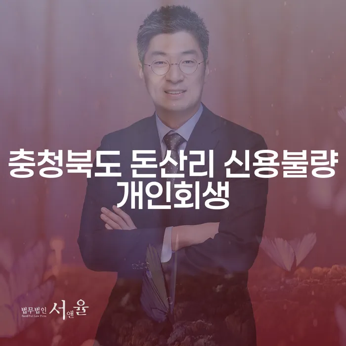충청북도 돈산리 신용불량개인회생이 필요하신가요?